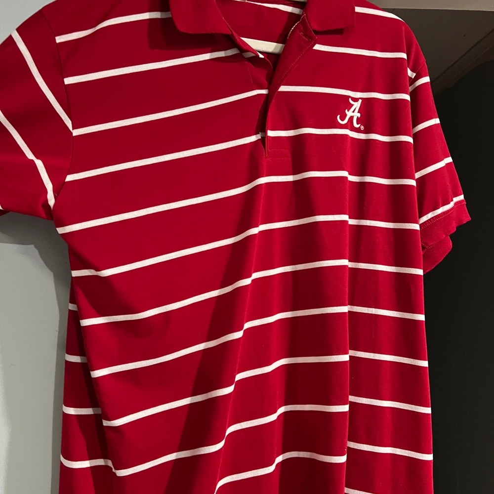 Alabama Striped Polo Shirt